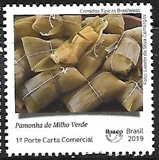 Comidas típicas - pamonha de milho verde