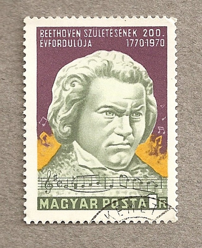 Busto de Beethoven por Janos Pasztor
