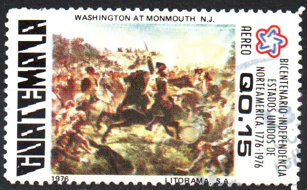 BICENTENARIO  INDEPENDENCIA  DE  U.S.A.  WSHINGTON  EN  MONMOUTH  N.J.