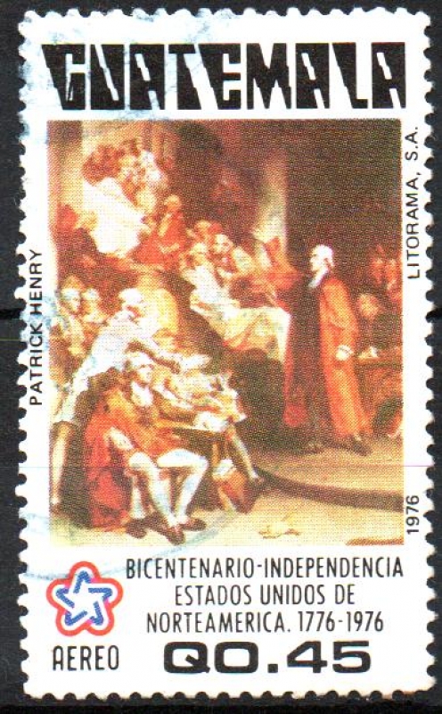 BICENTENARIO  INDEPENDENCIA  DE  U.S.A.  PATRICK  HENRY.