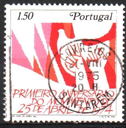 PRIMER  ANIVERSARIO  DEL  MOVIMIENTO  25  DE  ABRIL  DE  1974