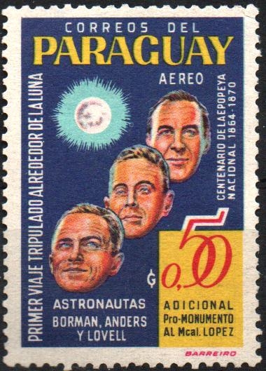 ASTRONAUTAS  BORMAN,  ANDERS  Y  LOVELL.