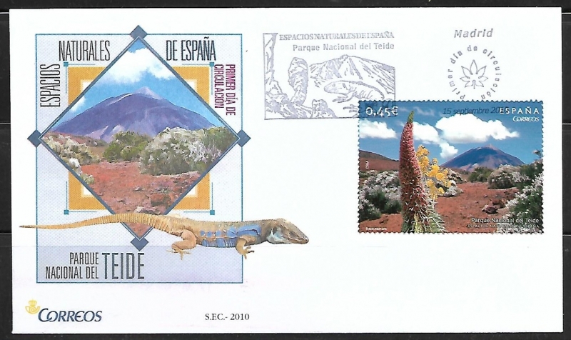 Sobre primer día - Espacios Naturales de España- Parque Nacional del Teide