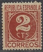 0731 - Cifra 2 cts Republica Española