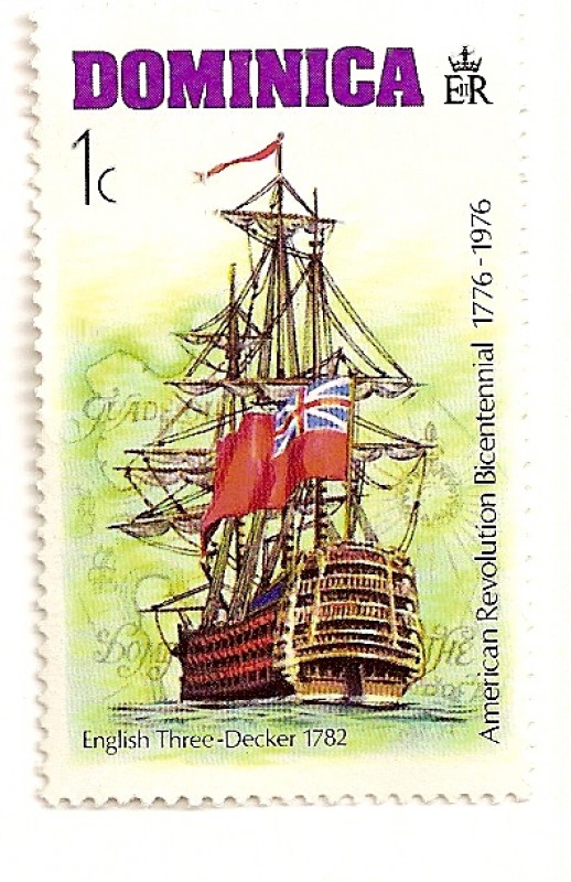 Bicentenario de los EEUU. 1776-1976. (barco ingles)