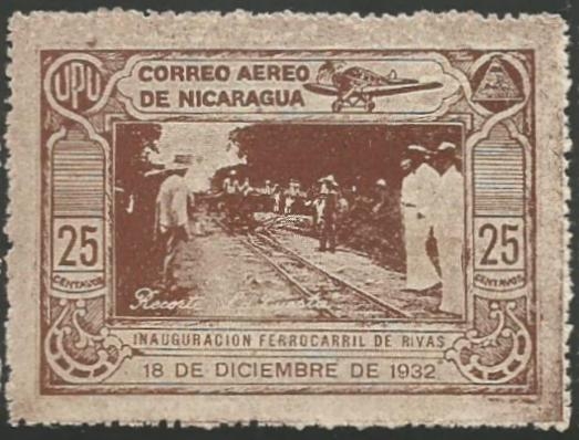 Inauguración de Ferrocarril de Rivas (1932)