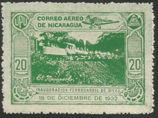 Inauguración de Ferrocarril de Rivas (1932)