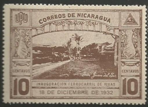 Inauguración de Ferrocarril de Rivas (1932)