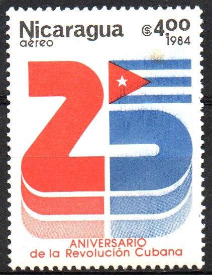 25th  ANIVERSARIO  DE  LA  REVOLUCIÓN  CUBANA