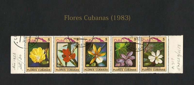 2782-2786 Flores Cubanas (1983)