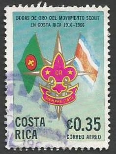 Bodas de Oro del Movimiento Scout en Costa Rica (1966)