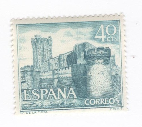 Edifil 1740. Castillos de España. La Mota