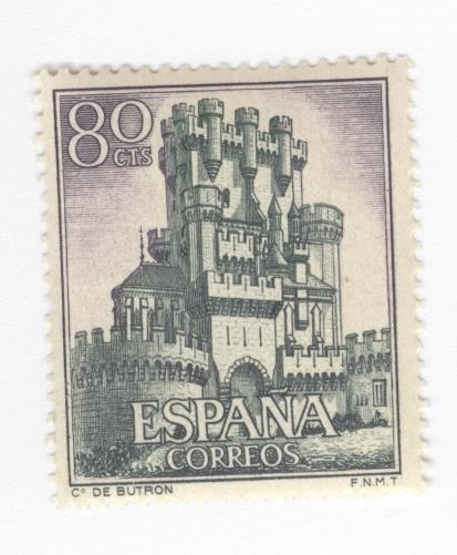 Edifil 1743. Castillos de España. Butrón Vizcaya