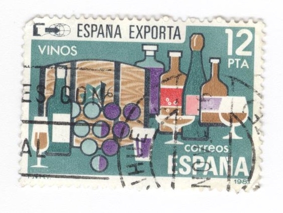 Edifil 2627.España exporta vinos(intercambio)