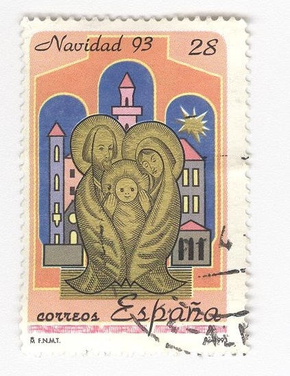 Edifil 3274. Navidad 1993(intercambio)