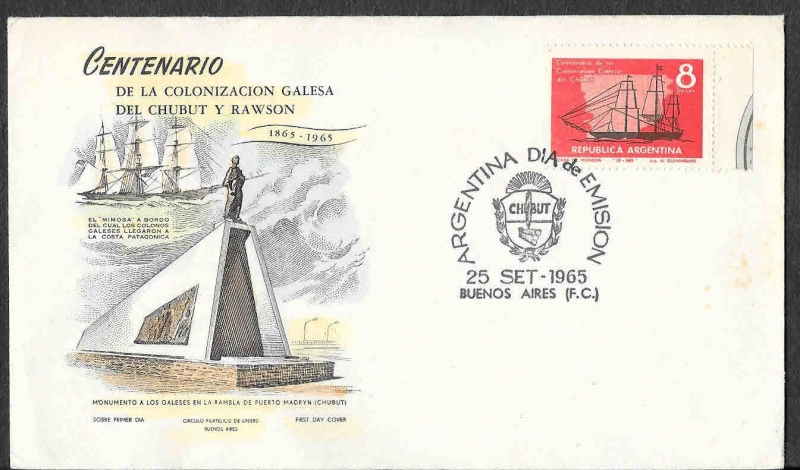 784 - SPD Centenario de la Colonización Galesa del Chubut y de Rawson