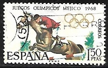 Juegos Olímpicos de Mexico 1968 - Salto de Caballo