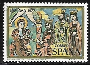 Navidad 1977 - Adoración de los Reyes - Jaca