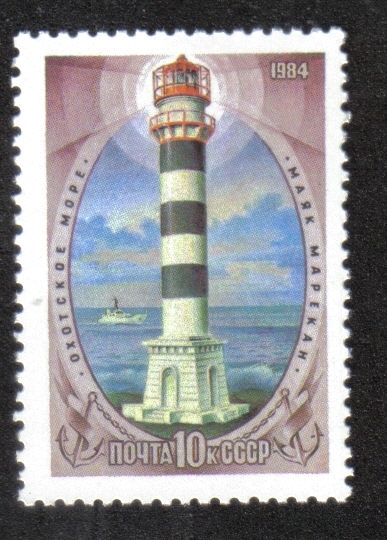 Faros,Faro de Marekan, mar de Okhotsk 