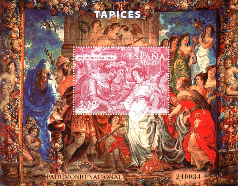 TAPICES.  BODA  DE  ZENOBIA  Y  ODONATO.  SIGLO  XVII.