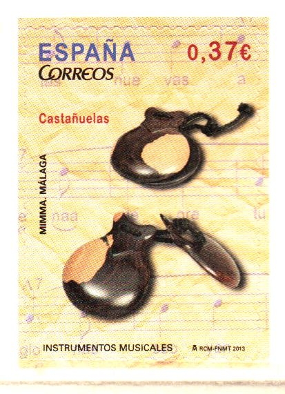 INSTRUMENTOS  MUSICALES.  CASTAÑUELAS.