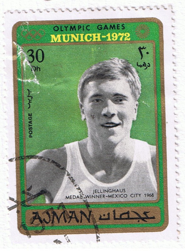 AjmanJellinghaus Medal Winner  Mexico 1968