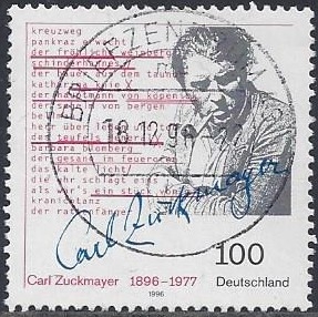 1996 - 100 años nacimiento Carl Zuckmayer