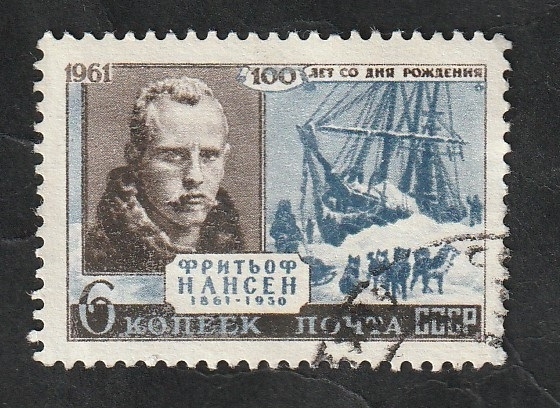 2491 - Centº del nacimiento del explorador noruego Fridjof Nansen
