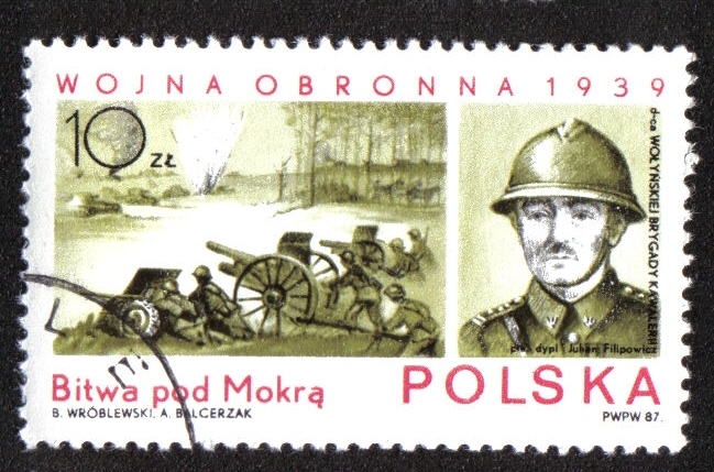 Invasión de Polonia, batalla cerca de Oleszyce, general de brigada JR Kustron