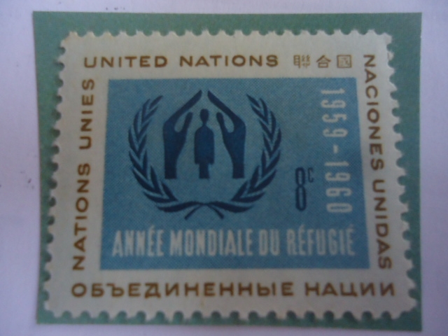 Año Mundial de los Refugiados - Símbolo con la Gente. 1959-1960