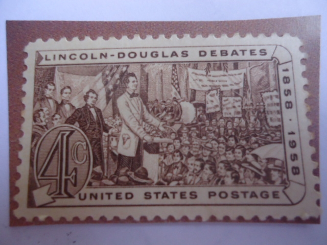 Debates,Lincoln y Stephan A. Douglas (1858)- Sesquicentenario de Lincoln