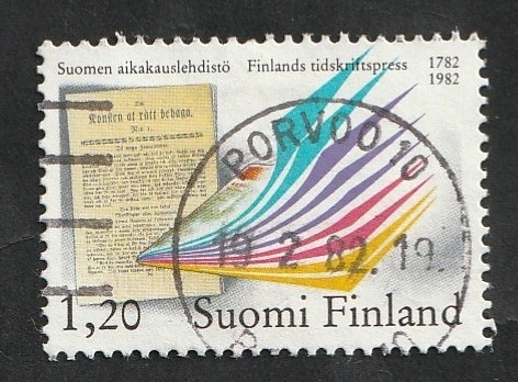 856 - Bicentenario de los periódicos finlandeses