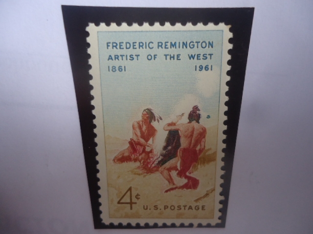 Frederic Remington (1861-1909)- Artist of the West, Centenario de su Nacimiento 1861-1961-Señal de H