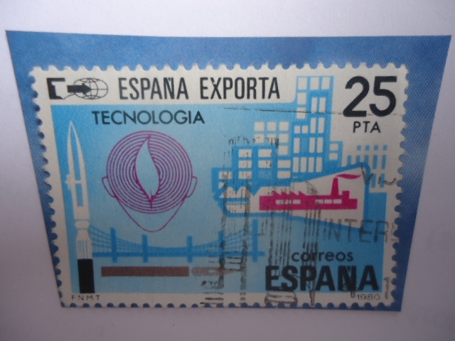 Ed:2567 - España Exporta Tecnología - Serie: Exportaciones (1989)-Fabricas-Industrias