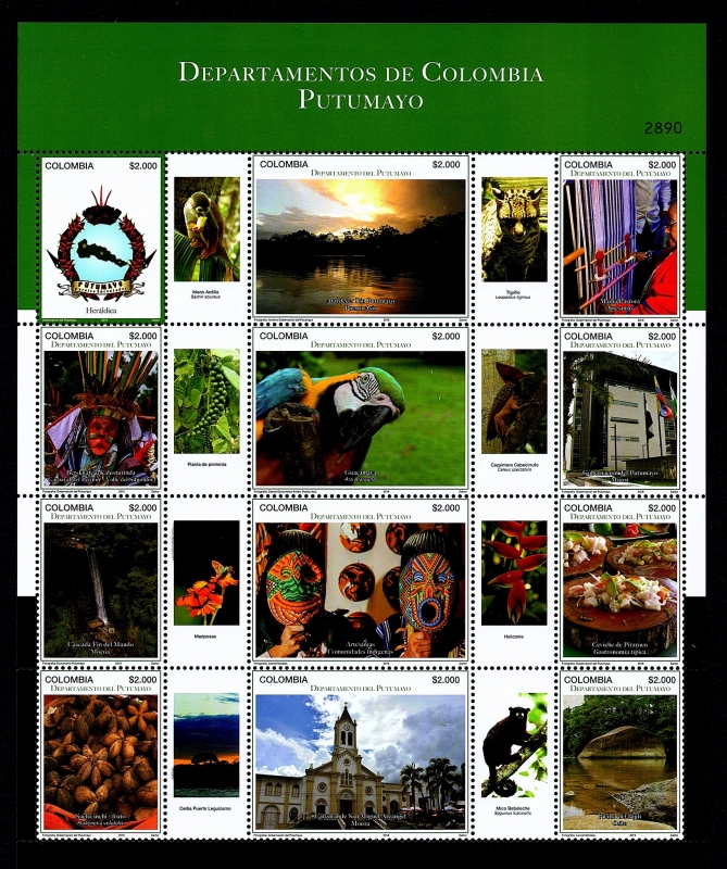 DEPARTAMENTOS DE COLOMBIA - PUTUMAYO -