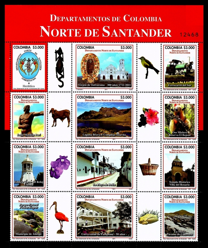 DEPARTAMENTOS DE COLOMBIA NORTE DE SANTANDER