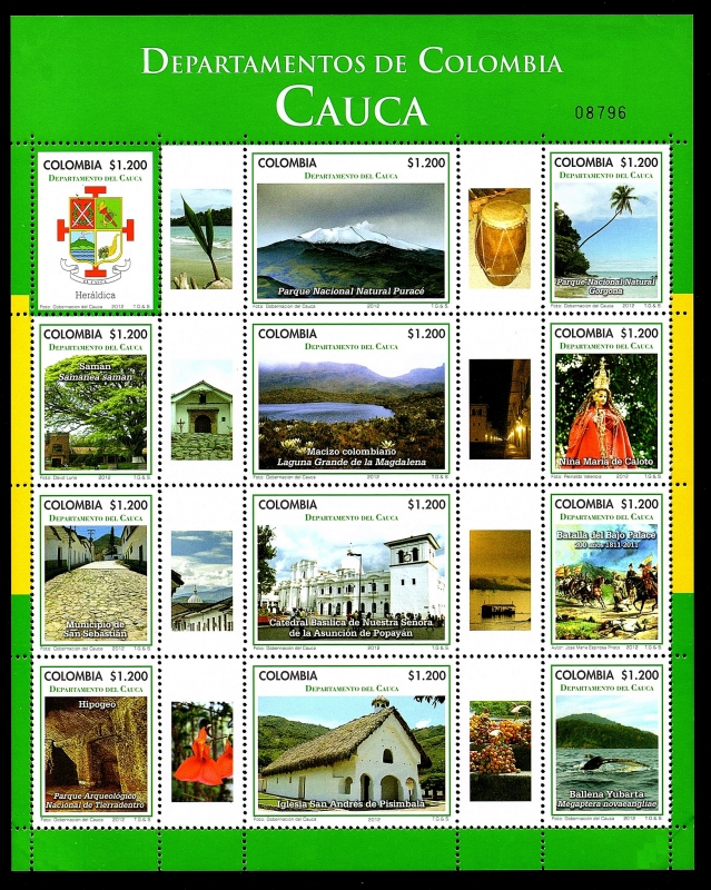 DEPARTAMENTOS DE COLOMBIA - CAUCA