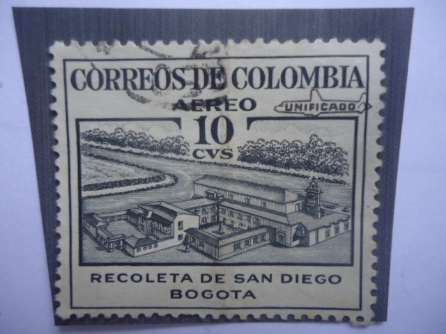 Recoleta de San Diego-Bogotá .- Serie:Turismo - sello Unificado.