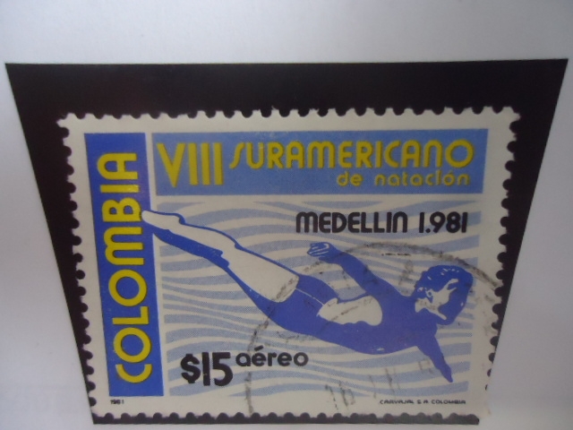 VIII Juego Suramericano de Natación- Medellín 1981-8a Edición
