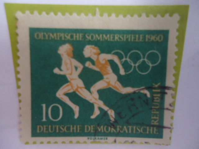 República Democrática-Juegos Olímpicos de Verano e Invierno-Roma,1960-Atletismo