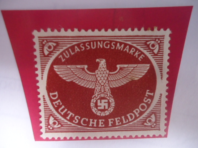 Alemania,Reino- Zulassungsmarke - Serie:Correo Militar - Águila Nacional-