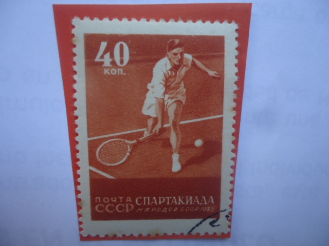 Tenis- Spartakiade de las Naciones de la URSS