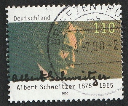 1921 - 125 anivº del nacimiento de Albert Schweitzer