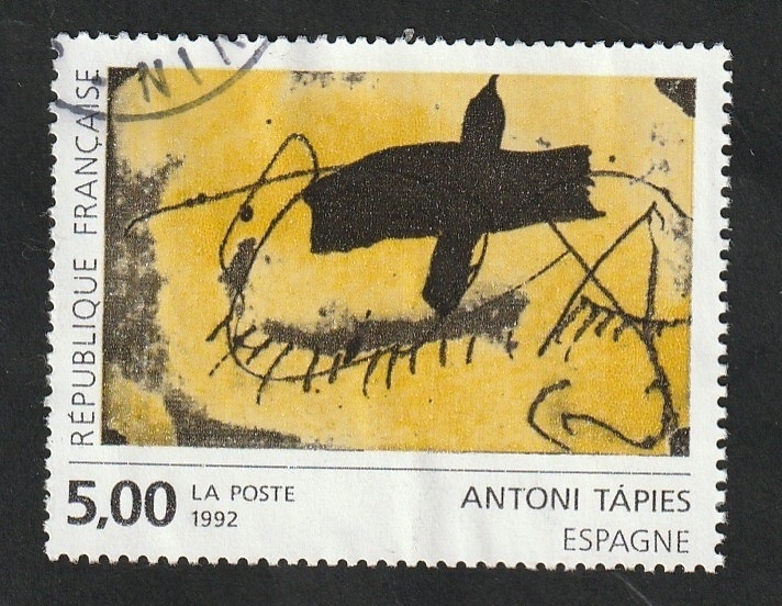 2782 - Arte Contemporáneo, creación de Antoni Tápies (España)