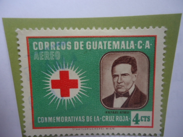 Rafael Ayau - Conmemorativa de la Cruz Roja.