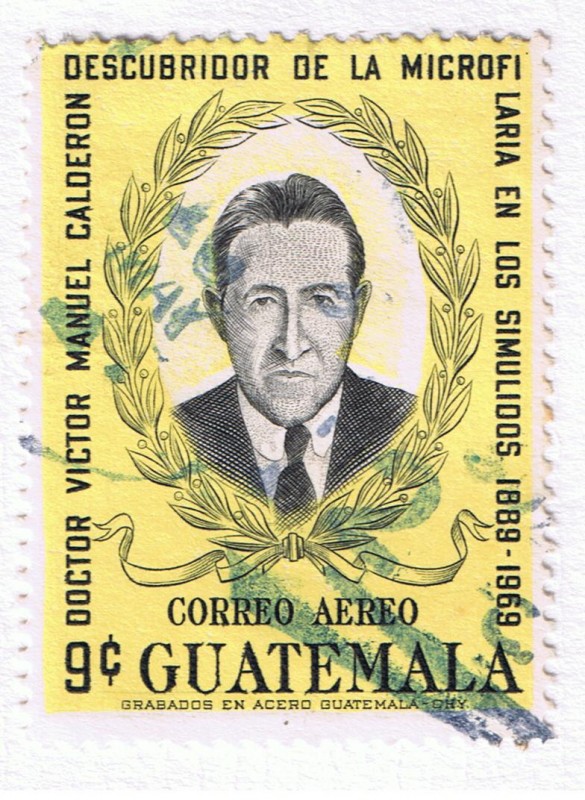 Dr. Victor Manuel Calderón descubridor de la miicrofilaria en los simulidos  1889 - 1969