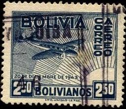 Aeroplano y el sol. Revolución del 20 de diciembre de 1943.