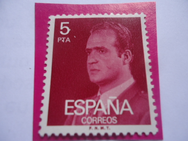 Ed: 2347 - Rey Juan Carlos I - serieRey Don Juan Carlos I (1976-1984) - Busto hacia la izquierda.