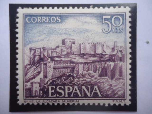 Ed: 1982 - La Alcazaba- Almería- Murallas y Castillo del Cerro Sn. Cristóbal- Serie:Turísmo- Mil año