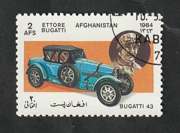 1182 - Automóvil Bugatti 43, y Constructor Ettore Arco Isidoro Bugatti